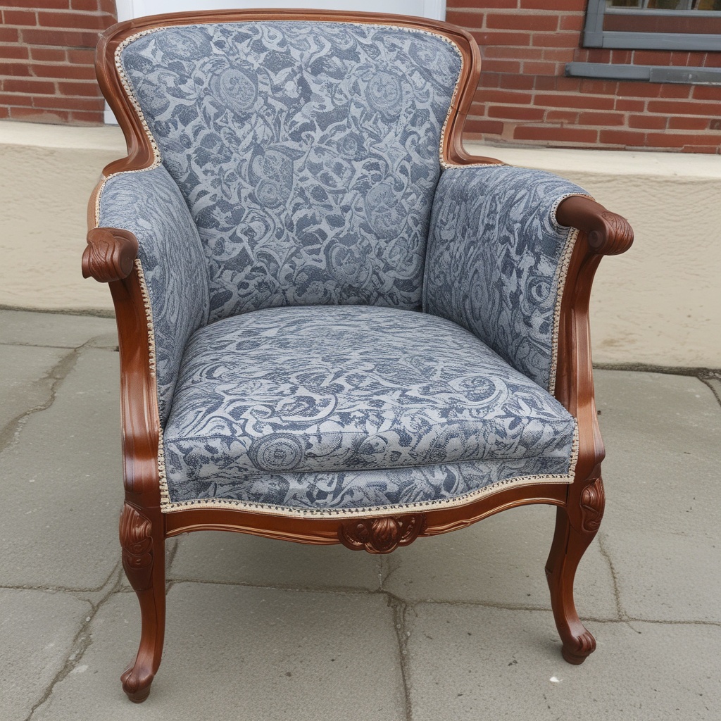 Restored antique chair